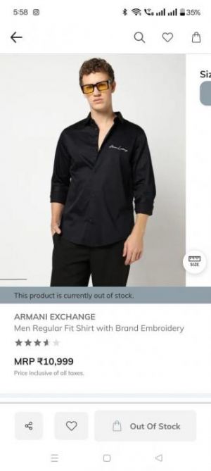 Arman i Exchange Black Premium Embroidered Logo Shirt With custom Branded Button Tagging And Brand Packing 3265