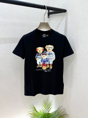 Ralp h Lauren Polo Black Premium Round Neck T-shirt F3592-B1