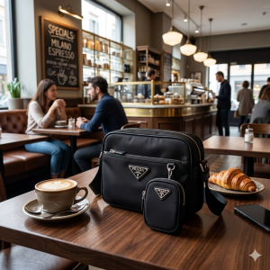 Prada_ re nylon sling bag premium quality with box 