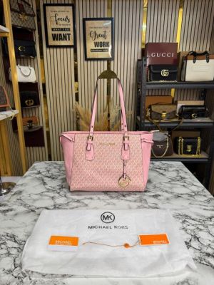 Michael_Kors Voyager Premium Quality Tote Bag With Dust Bag (Pink)