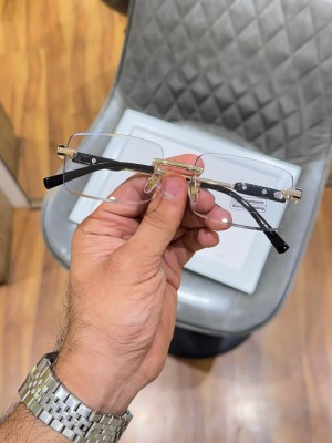 prada frameless gold plano with og box