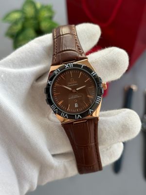 Omeg_a Constellation Premium Brown Gold W111