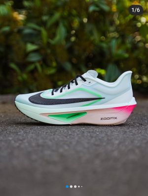 Nik ee zoom Fly 6 Glacier Ice Hyper Pink Green 