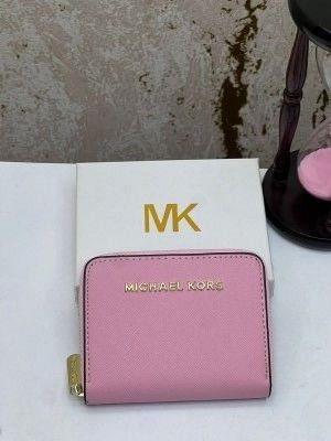 MICHAEL KOR_S MINI PREMIUM WALLET WITH OG BOX MK60015 - PINK