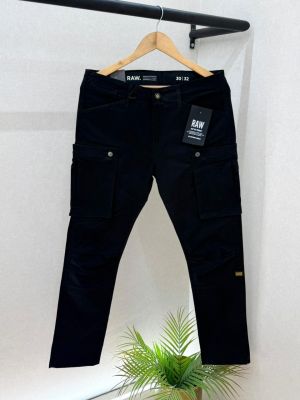 G-sta r Raw Imported Black Super Premium Cargo With Brand Packing F3173-BL