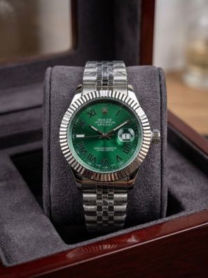 Role_x Oyster Perpetual DateJust Silver Gren 162