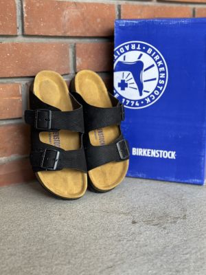 Birkenstock Arizona Suede Corduroy Black