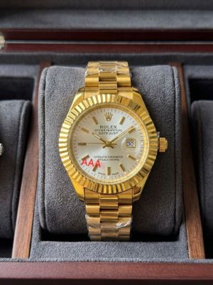 Role_ Oyster Perpetual DateJust Gold White 164