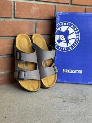 Birkenstock Arizona Suede Corduroy Grey