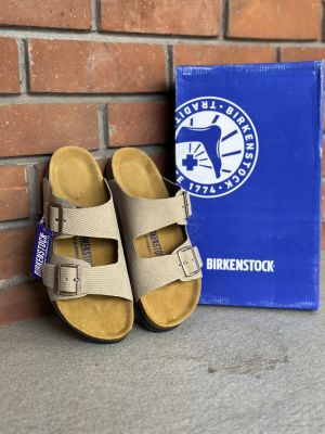 Birkenstock Arizona Suede Corduroy Beige 