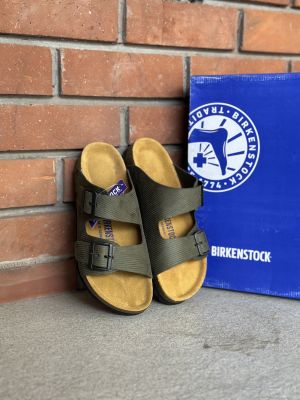 Birkenstock Arizona Suede Corduroy Green