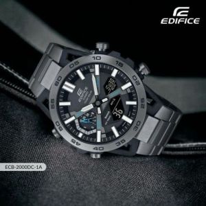 Edifice Casio ECB 2000 Grey Chain 