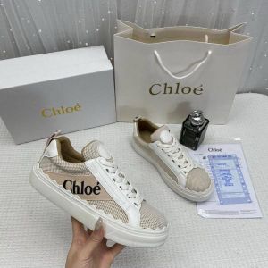 Chloe Fix Price Woody Sneakers For Woman With Original Box & Carry Bag