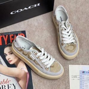 Coach_Fix_Price_CitySole_Sneaker_Beige_Canvas_For_Women_With_OriginalBox