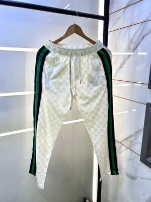 Gucc i Monogram White Imported Premium Track Pant F3068-WH