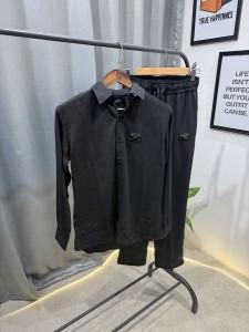 Dolc e & gabbana summer imported cord set with brand steel logo black