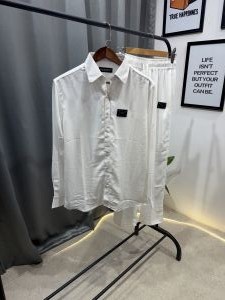 Dolc e & gabbana summer imported cord set with brand steel logo white