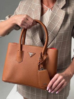 Prad _a double_safino_leather_tote_bag_with_og_dustbag_cards_etc etc-53