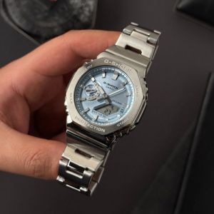 CASIO G-SHOCK GM-2100 SILVER SKY-BLUE DAYAL
