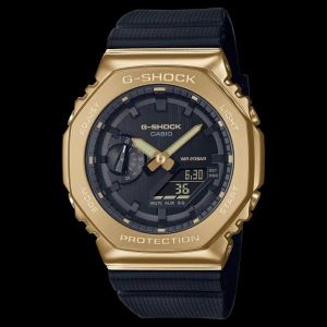 CASIO G-SHOCK GM-2100 GOLD BLACK 