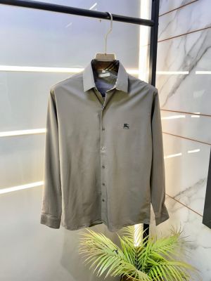 Burberr y Logo Grey Imported Premium Shirt F3201-GY
