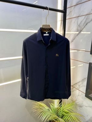 Burberr y Logo Navy Imported Premium Shirt F3201-NY
