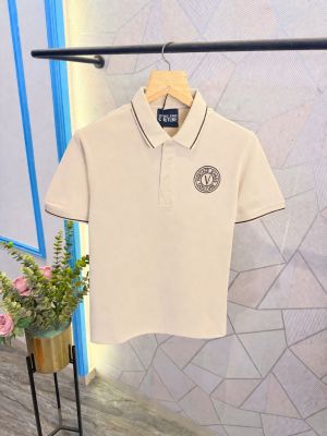 Versace Premium Quality Polo T-Shirt Store Article (Cream)