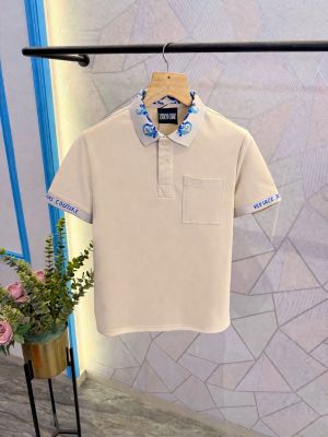 Versace Premium Quality Polo T-Shirt Store Article (Cream)