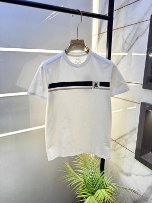 Arman_i Exchange White Premium Round Neck Polo T-shirt F3585-W1