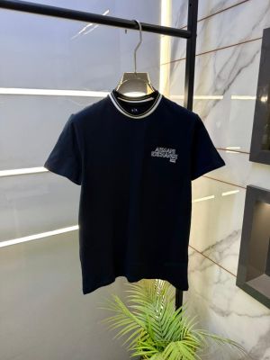 Arman_i Exchange Navy Premium Round Neck Polo T-shirt F3585-N1