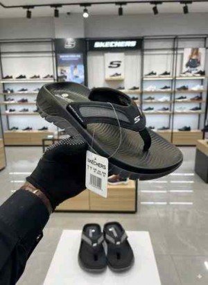 SKECHER.S GO RECOVERY HYPER BURST BLACK GREY