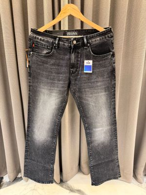 Zegna Premium Denim Charcoal Grey