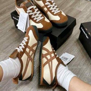 ONITSUKAA TIGER CACAO BROWN SNEAKERS