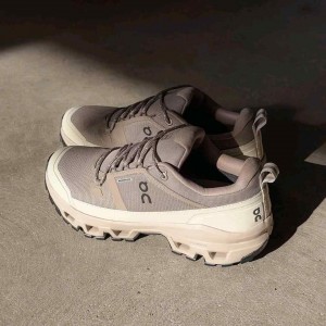 On Cloudrock Low Waterproof Cinder Fog