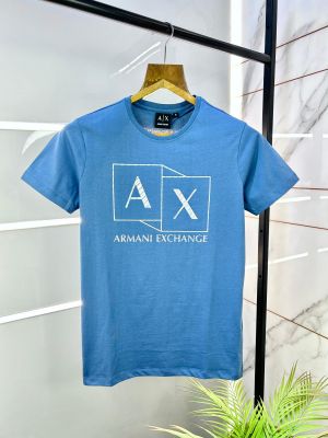 Sale Arman_i Exchange Blue Round Neck Premium T-shirt 1570
