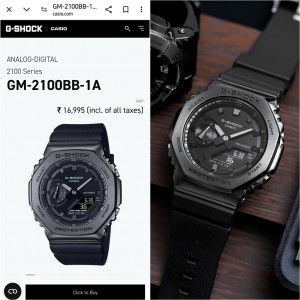 Casio G SHOCK GM 2100BB 1ADR