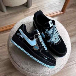 NikeE Airforce 1 Low X Stussy X Black Blue