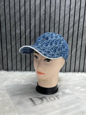 Christian_Dior_All_Denim_Monogram_Premium_Unisex_Cap_With_Brand_Polly_Bag