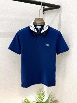 Lacost e Blue Polo Premium Collar Neck T-shirt F3598-BU