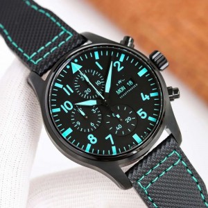 IW C Pilot Chronograph Black Premium Automatic