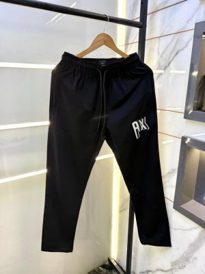 Arman_i Exchange Black Imported Super Premium Track Pant With Brand Carry Bag F2963-BL