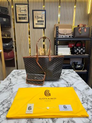 Goyar_d Artois MM Tote Bag With Dust Bag (Brown) (G2040)