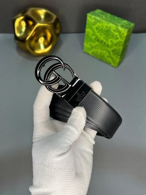 Gucc_I black-brown reversible belt G-644 with og box