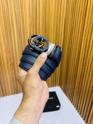 36 GUCC_I BLUE PREMIUM QUALITY AUTOMATIC LOCK BELT