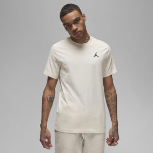 Jordan  Cream Middle Brand Logo Round Neck T-shirt Cream