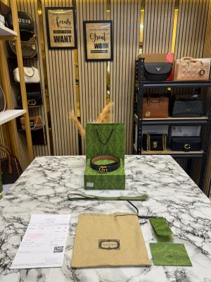 GUCCI_GG_BUCKLE_LOGO_PRINTED_BLACK_BELT_WITH_BOX_DUST_BAG_INCLUDING_CARRY_BAG_(30-2)