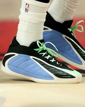 Adidass Anthony Edwards 2 Fusion Blue Zero Metallic Lime Burst (1167