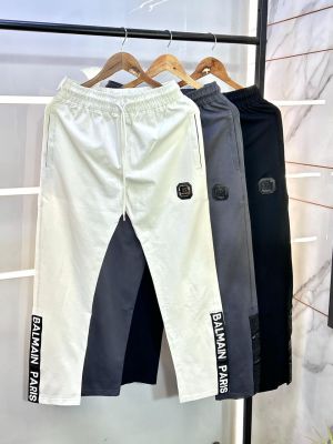 Balmai n Paris Black Imported Super Premium Track Pant With Brand Carry Bag F2868-BL