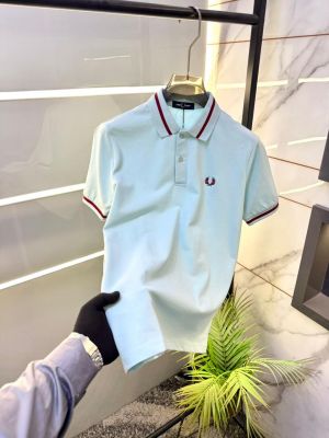 Fred Perry Sky Polo Premium Collar Neck T-shirt F2511-SK