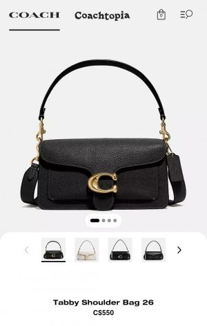 Coach_Tabby_26_Shoulder_Bag_With_Box_Dustbag_SlingBelt